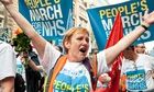 NHS protest against privatisation
