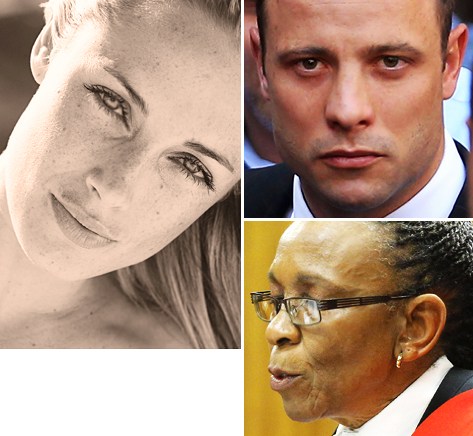 Reeva Steenkamp, Oscar Pistorius and judge Thokozile Masipa