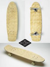 Bamboo has grown there since the late 1880s and most people consider it weeds. The team's newest design reinvents the wooden skateboard in woven bamboo. http://f-st.co/e1SrrfM