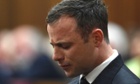 Oscar Pistorius hears the judge's ruling on Thursday.