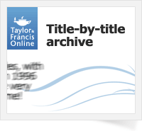 Title-by-title archive - You can now purchase the complete archive of a single journal!