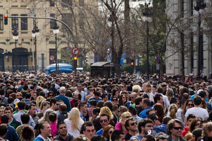 Crowd in a street