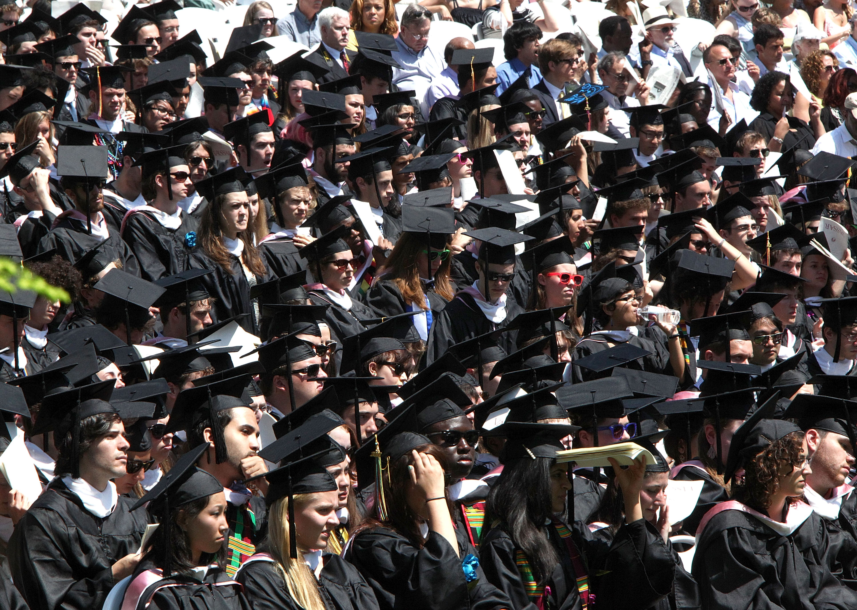 By the end of this decade analysts project almost two-thirds of workers will been a credential past a high school diploma.
         The Obama administration is part of a national push for changes to higher education officials hope could produce more college
         graduates more efficiently. Photo of 2012 Vassar College commencement by Paul Zimmerman/Getty Images.