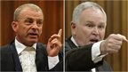 Defence Barry Roux and prosecutor Gerrie Nel