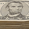 Stack of Five Dollar Bills