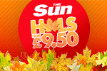 The Sun Holidays from £9.50 are back
