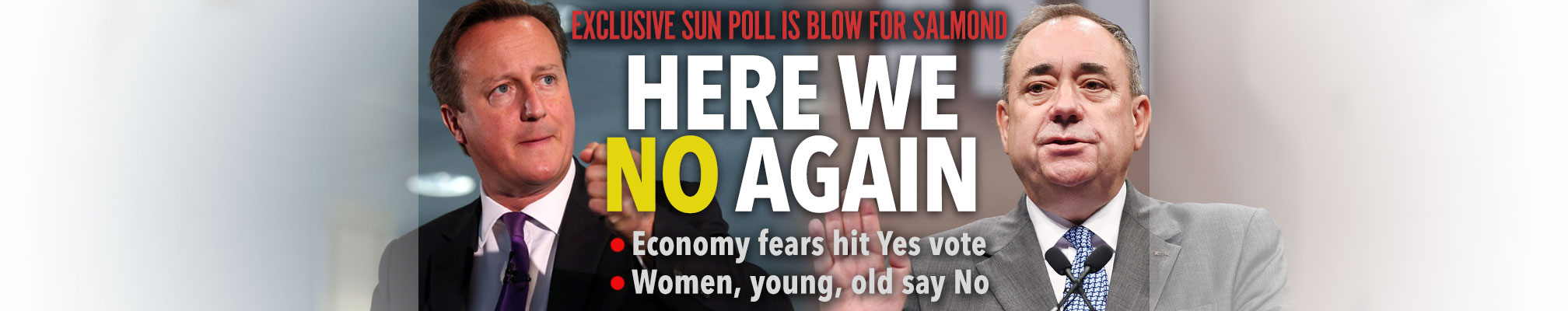 Here we No again - Sun poll blow for Alex