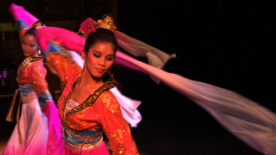 Dancers in the Chinese Performing Arts of America spring show