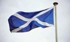 Scottish flag.