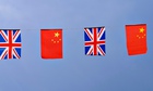 China-UK flag