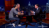 Jad Abumrad and Robert Krulwich on The Colbert Report