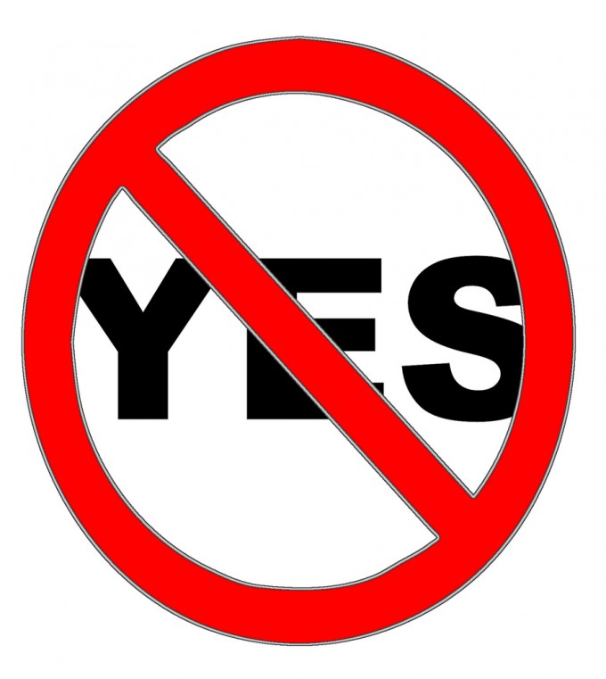 say no to yes
