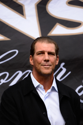 Baltimore Ravens owner Steve Bisciotti on the field during a week three game between the Houston Texans and the Baltimore Ravens on Sept. 22, 2013, at M & T Bank Stadium in Baltimore.