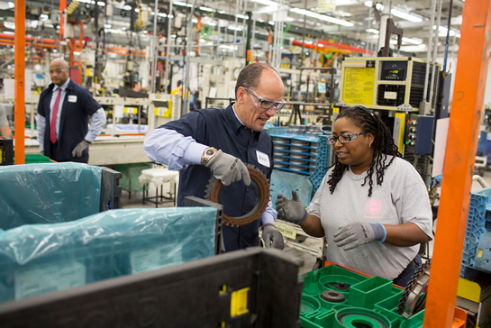 In Indianapolis, on-the-job training provides a pathway to good jobs. 