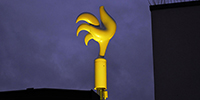 These Weather Vanes Spin When There's Bad News