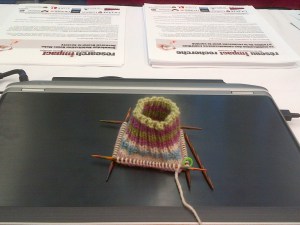 Picture of knitted sock
