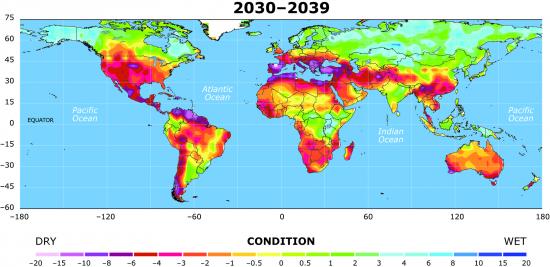 drought map 2 2030-2039