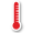 full red thermometer