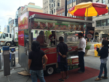 food cart in New York City using Simply Grid