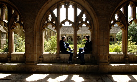 Students at New College, Oxford
