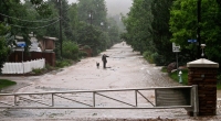 Front Range disaster: flood waters in south Boulder, Colorado, September 12, 2013