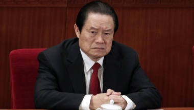 China's former Politburo Standing Committee Member Zhou Yongkang attends the closing ceremony of the National People's Congress (NPC) at the Great Hall of the People in Beijing in this March 14, 2012 file photo. REUTERS/Jason Lee/Files 