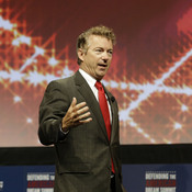 Kentucky Sen. Rand Paul says the U.S. has "gone too far in thinking we can re-create an American democratic paradise in the Middle East."