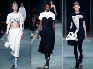 Models walk the runway at the Marc By Marc Jacobs fashion show