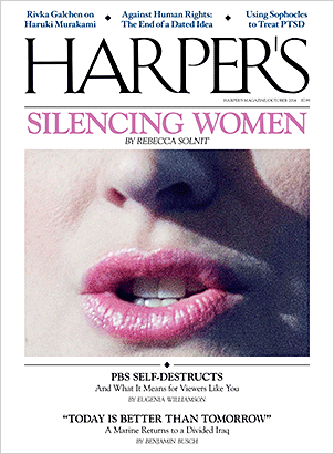 Harper’s Magazine, October 2014