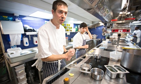 sustainable fish: Peter Weedon, head chef at Newman Street Tavern, London.