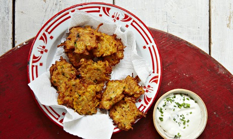Carrot and butternut fritters