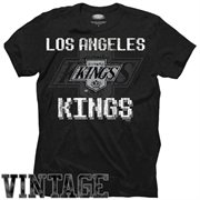 Majestic Threads Los Angeles Kings 8-Bit Crest T-Shirt - Black