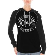 Los Angeles Kings Ladies Play Clock Hooded Sweatshirt – Black