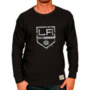 Original Retro Brand Los Angeles Kings Pebble Thermal Long Sleeve T-Shirt - Black