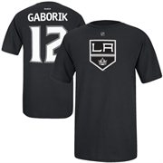 Marian Gaborik Los Angeles Kings Reebok Name and Number Player T-Shirt – Black