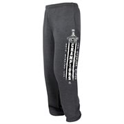 Los Angeles Kings Majestic 2014 Stanley Cup Champions Fleece Pants - Charcoal