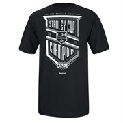 Los Angeles Kings Reebok 2014 Stanley Cup Champions Banner Champs T-Shirt - Black