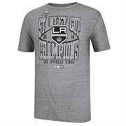 Los Angeles Kings Reebok 2014 Stanley Cup Champions Arched Winner T-Shirt - Gray