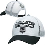 Los Angeles Kings Reebok 2014 Stanley Cup Champions Trucker Hat - White