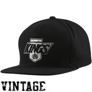 Mitchell & Ness Los Angeles Kings Basic Vintage Logo Adjustable Hat - Black