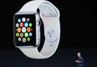 Timothy D. Cook, Apple’s chief executive, announced the Apple Watch.