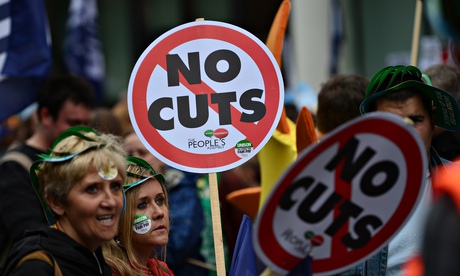 March against spending cuts London