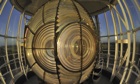 Fresnel lens in a lighthouse. 2011. 