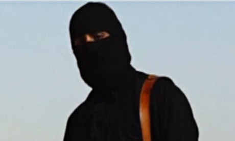 A screen grab that puportedly shows the Isis killer of US journalist James Foley: 'If this is real r