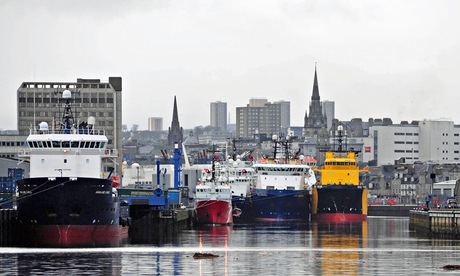 Aberdeen oil support vessels