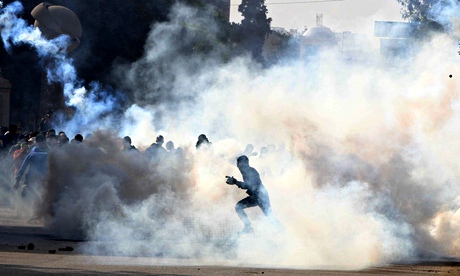 protest in Cairo January 2014