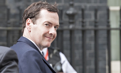 George Osborne arrive at 10 Downing Street.