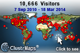 Locations of visitors to this page