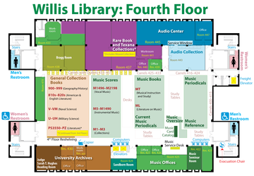 Willis Library Fourth Floor