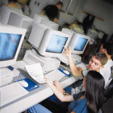 photo of students in computer lab